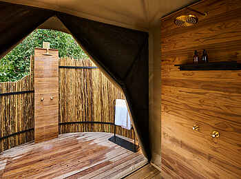 Xugana Island Lodge: Twin Room Bad