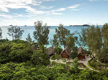 Constance Tsarabanjina: Blick über die Beach Villas Constance Tsarabanjina: Blick über die Beach Villas