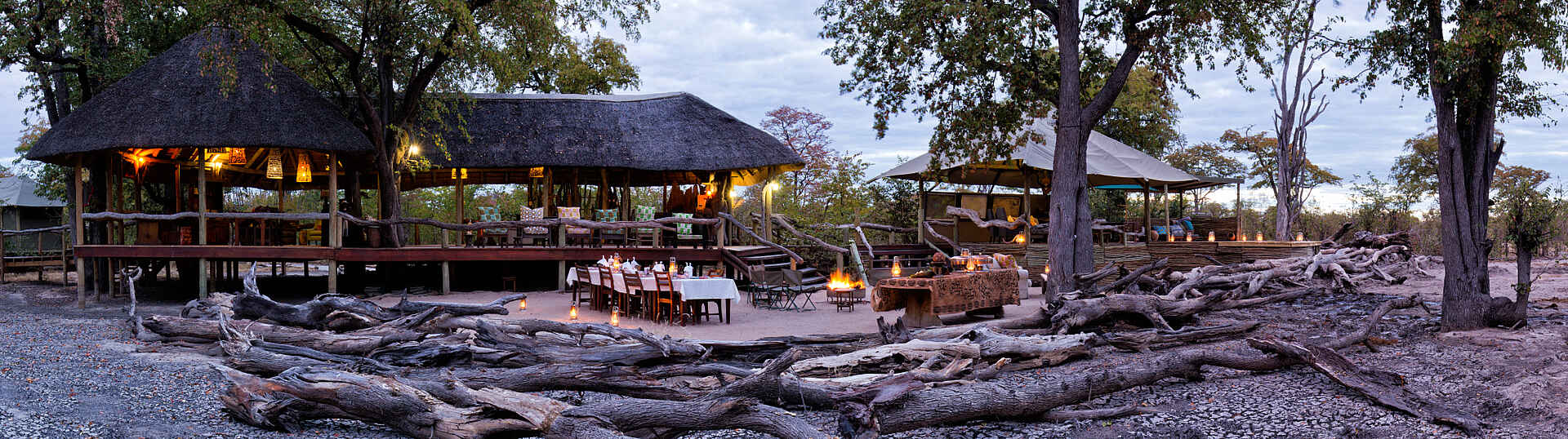 Elephant Pan Camp: Campansicht Elephant Pan Camp: Campansicht