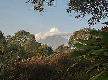 Katambuga House: Blick auf den Mount Meru Katambuga House: Blick auf den Mount Meru
