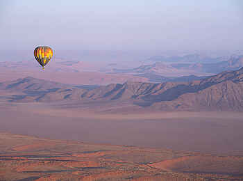Kwessi Dunes Lodge: Ballonfahrt