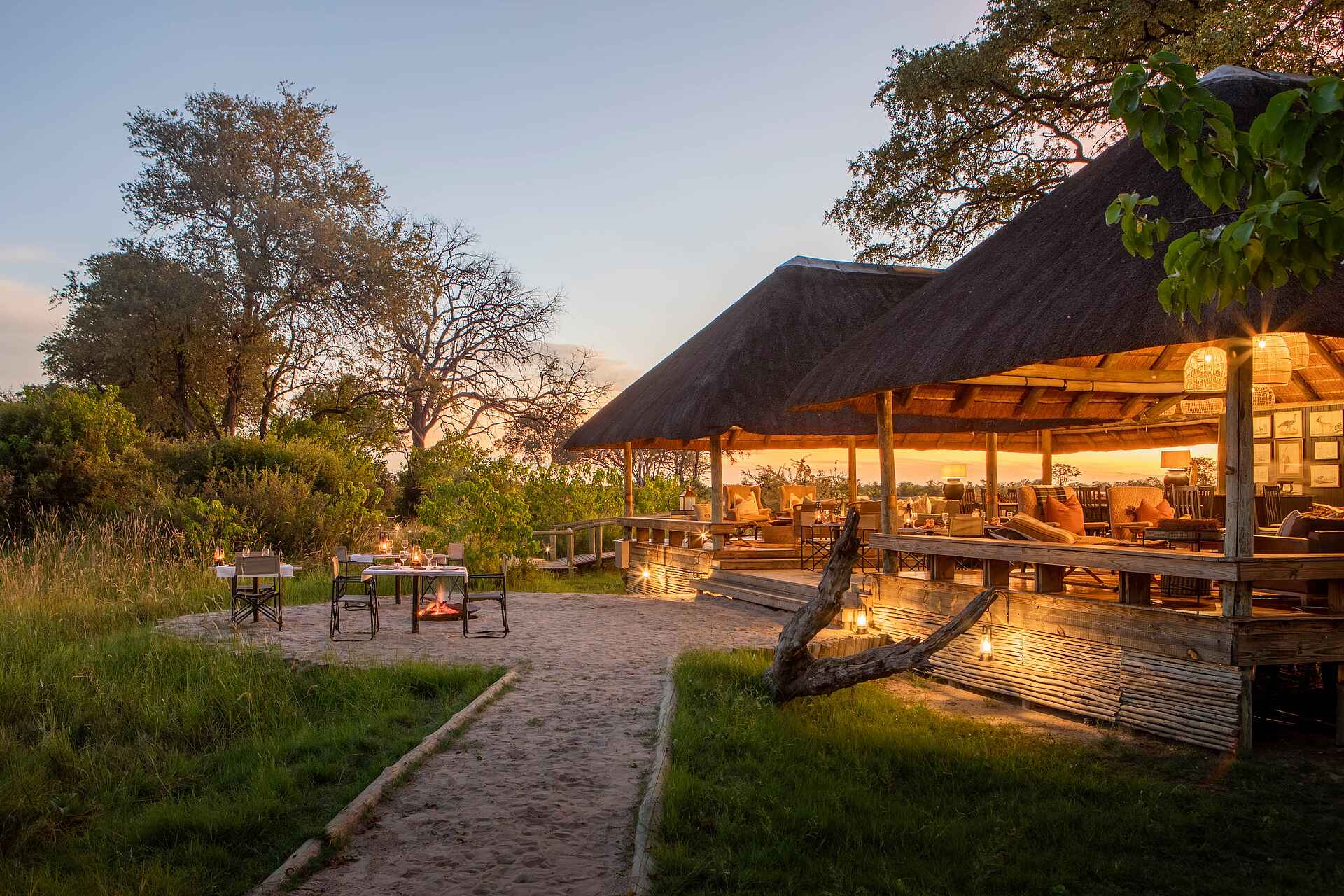 Little Sable Camp: Abendstimmung