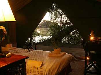 Pom Pom Camp: Blick aus dem Gästezelt Pom Pom Camp: Blick aus dem Gästezelt