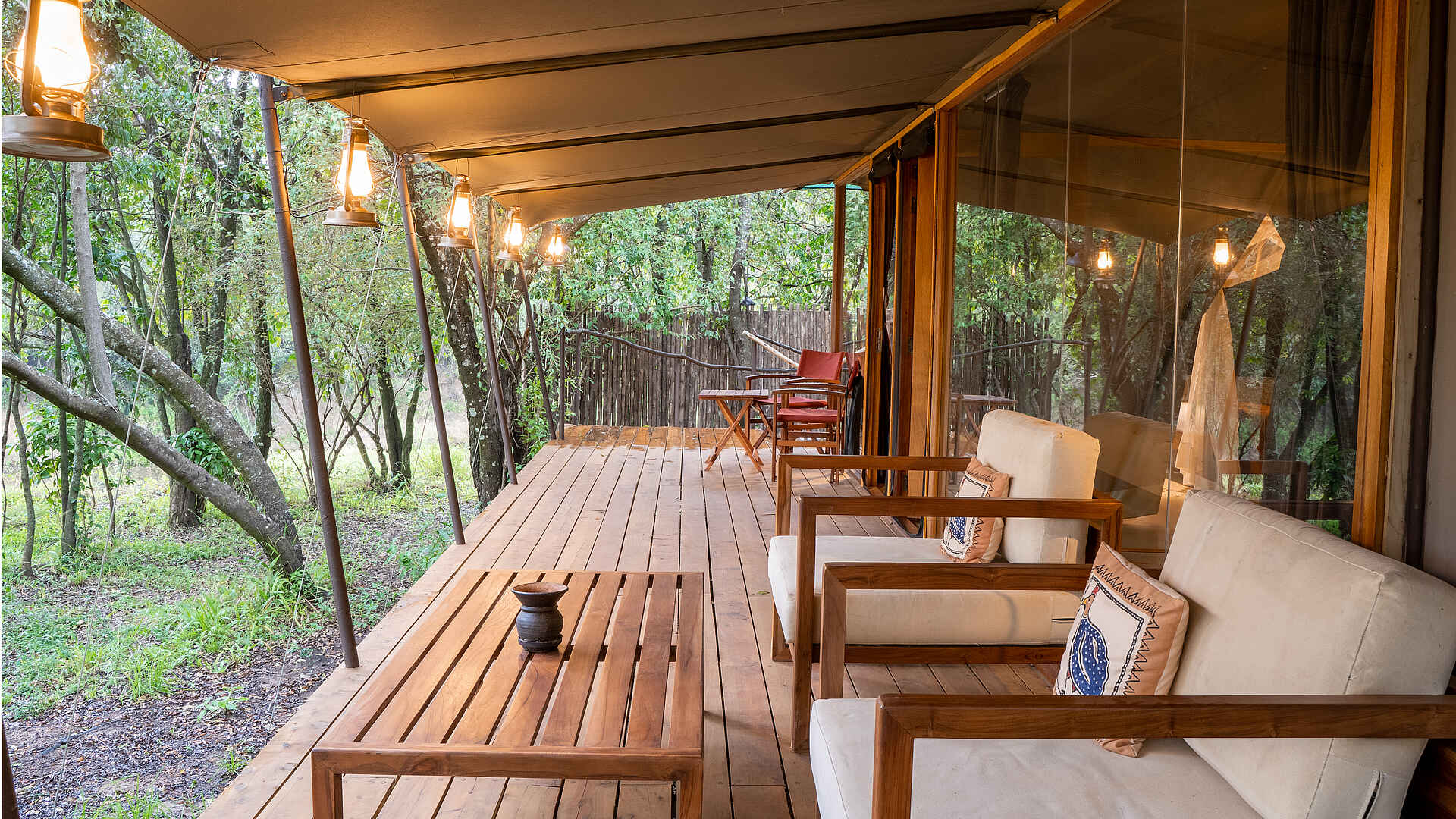 Soroi Luxury Migration Camp: Terrasse Zeltsuite