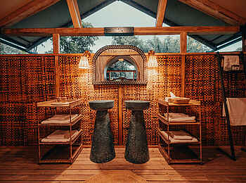 Wayo Manyara Green Camp: Doppelwaschbecken