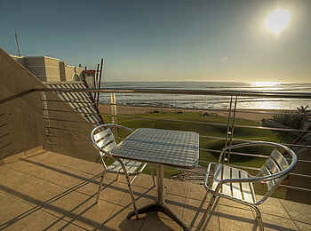Beach Lodge Swakopmund: Private Terrasse
