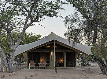 Malansrus Tented Camp: Das Zelt von außen