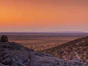 Dolomite Camp: Blick Richtung Sonnenaufgang