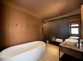 Hoanib Elephant Camp: Badezimmer Familiensuite