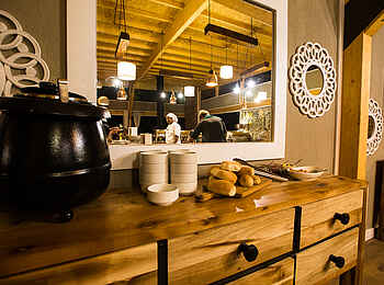 Kalahari Anib Lodge: Details des Buffets