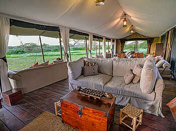 Lemala Mara Tented Camp: Lounge