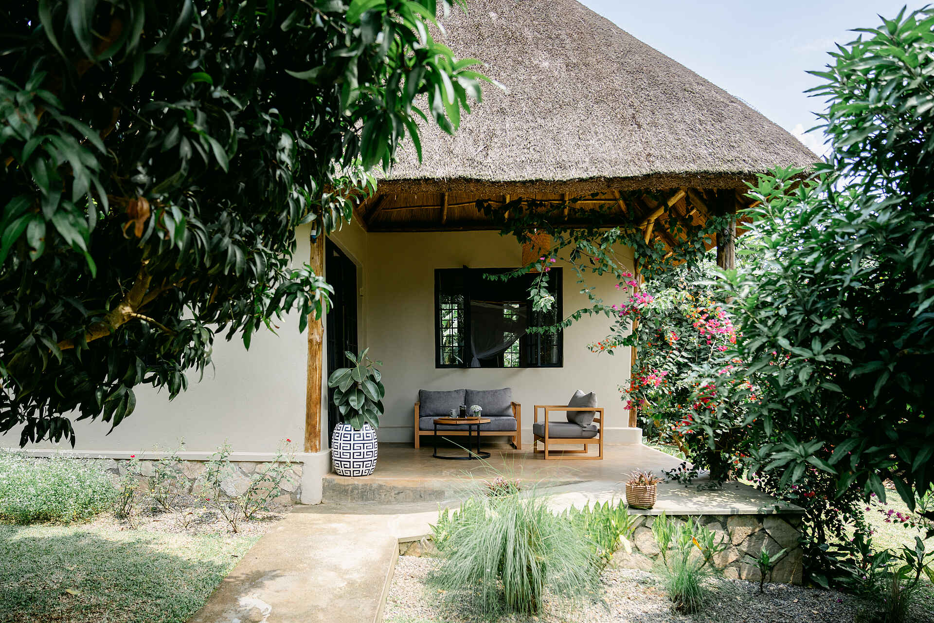 Sentema Farm Lodge: Blick auf das Garten Cottage