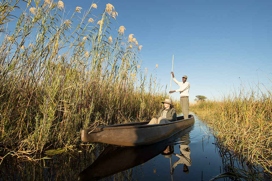 Setari Camp: Mokoro-Safari Setari Camp: Mokoro-Safari