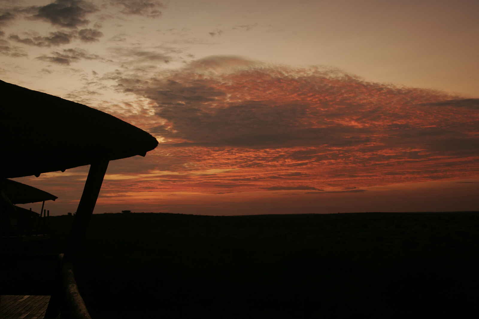 Tau Pan Camp: Sonnenaufgang Tau Pan Camp: Sonnenaufgang