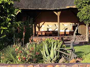 Waterberg Guest Farm: Überdachter Ruheort Waterberg Guest Farm: Überdachter Ruheort