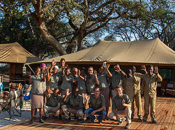 Kadizora Camp: Mitarbeiter des Camps Kadizora Camp: Mitarbeiter des Camps