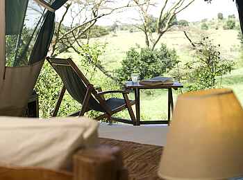 Kicheche Mara Camp: Ausblick aus einr Zeltsuite Kicheche Mara Camp: Ausblick aus einr Zeltsuite
