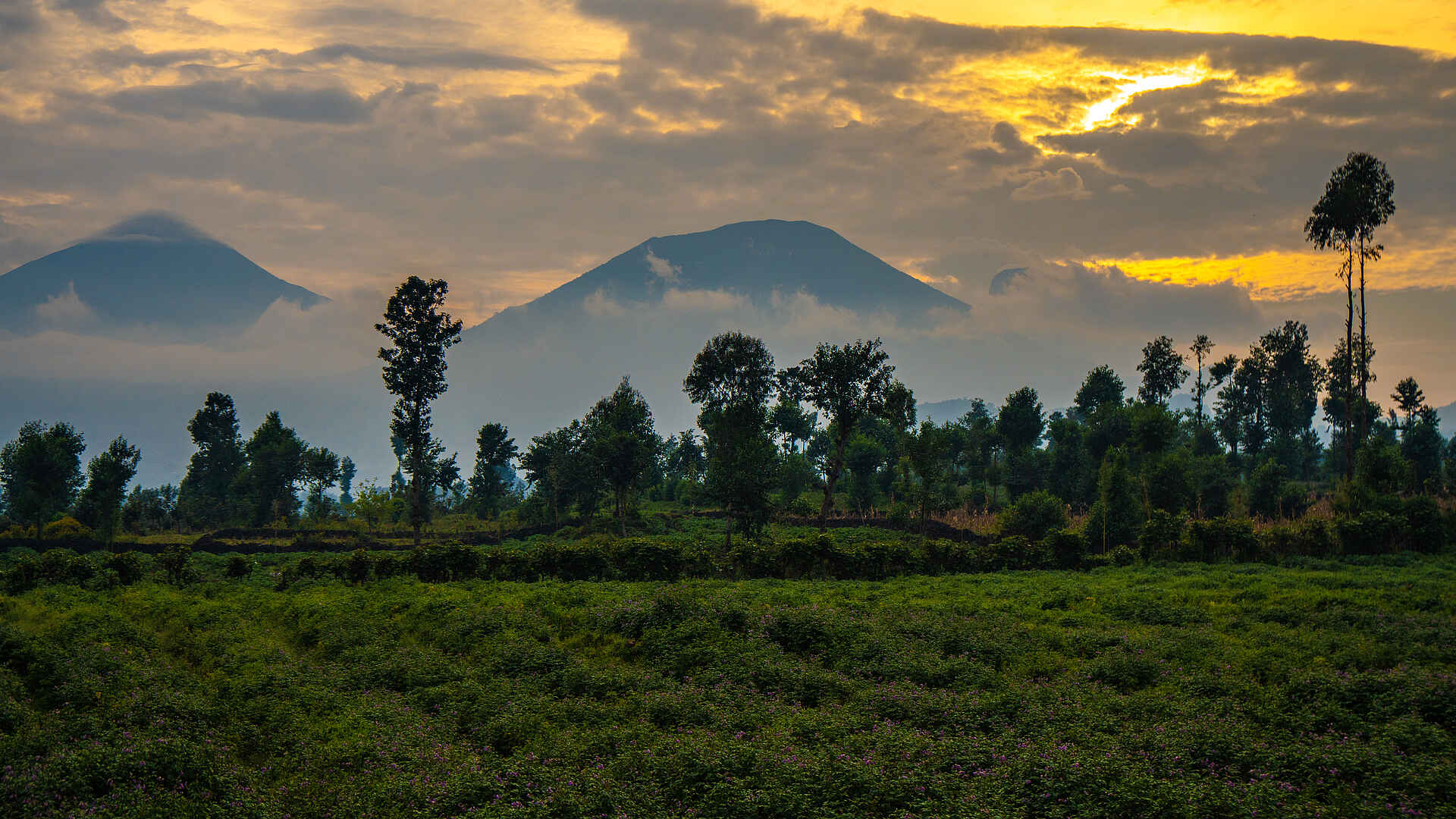 Sambora Kinigi Lodge: Vulkane Sambora Kinigi Lodge: Vulkane