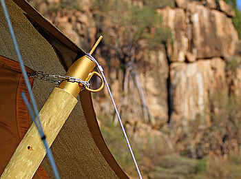 Serengeti Pioneer Camp: Zeltdetail Serengeti Pioneer Camp: Zeltdetail