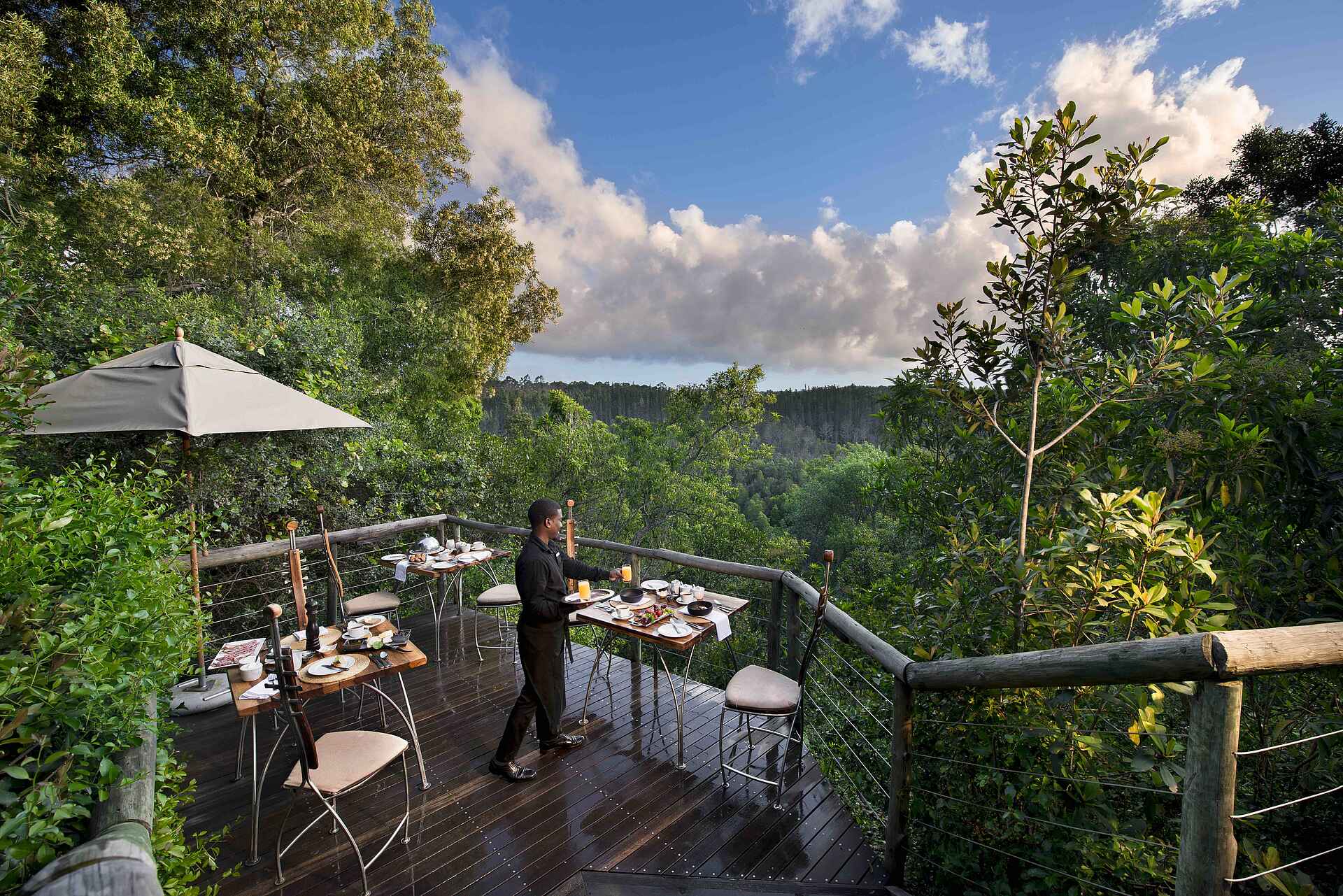 Tsala Treetop Lodge: Dinning Deck Tsala Treetop Lodge: Dinning Deck