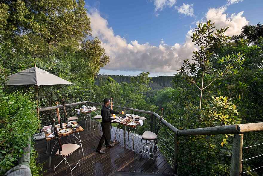Tsala Treetop Lodge: Dinning Deck Tsala Treetop Lodge: Dinning Deck