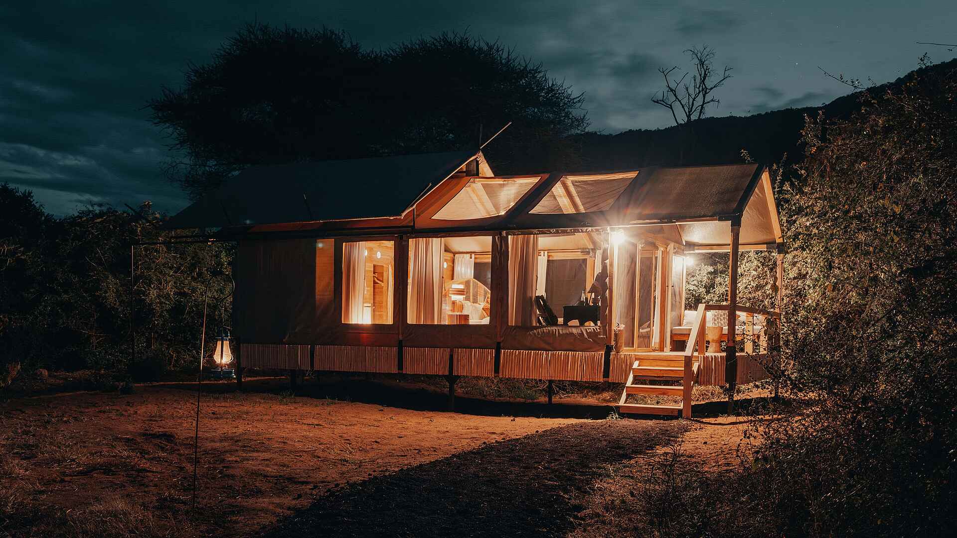 Wayo Manyara Green Camp: Zeltsuite von außen