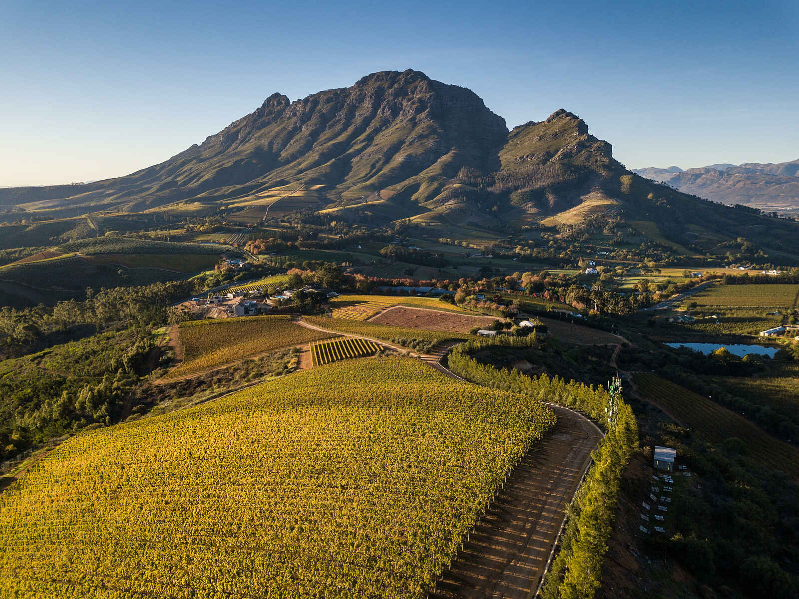 Delaire Graff Estate: Blick auf die Umgebung Delaire Graff Estate: Blick auf die Umgebung