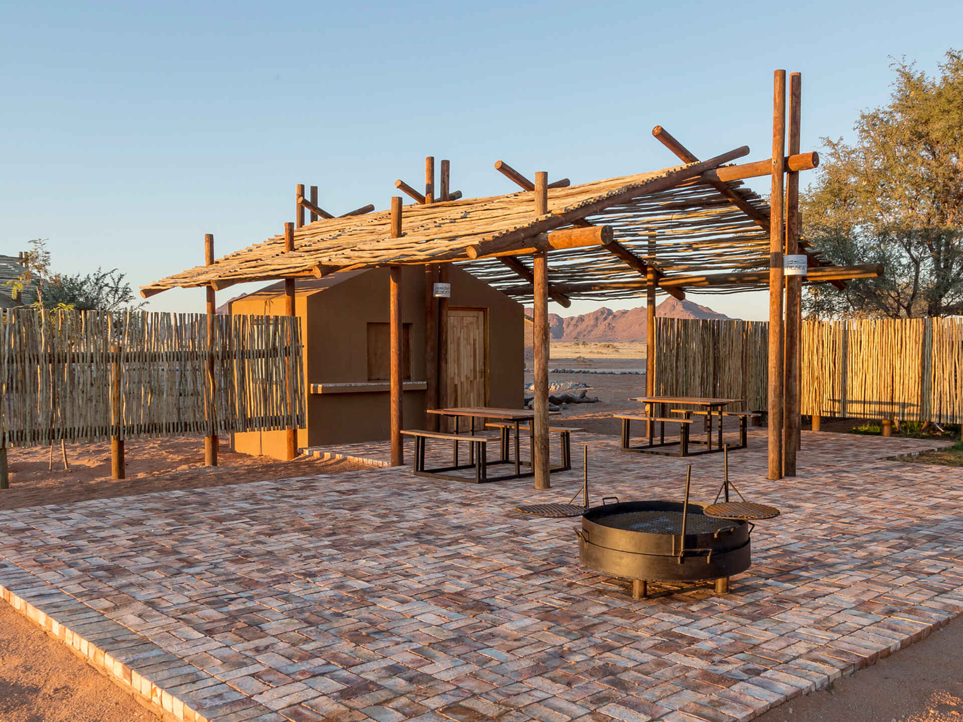 Desert Camp: die gemeinschaftliche Boma