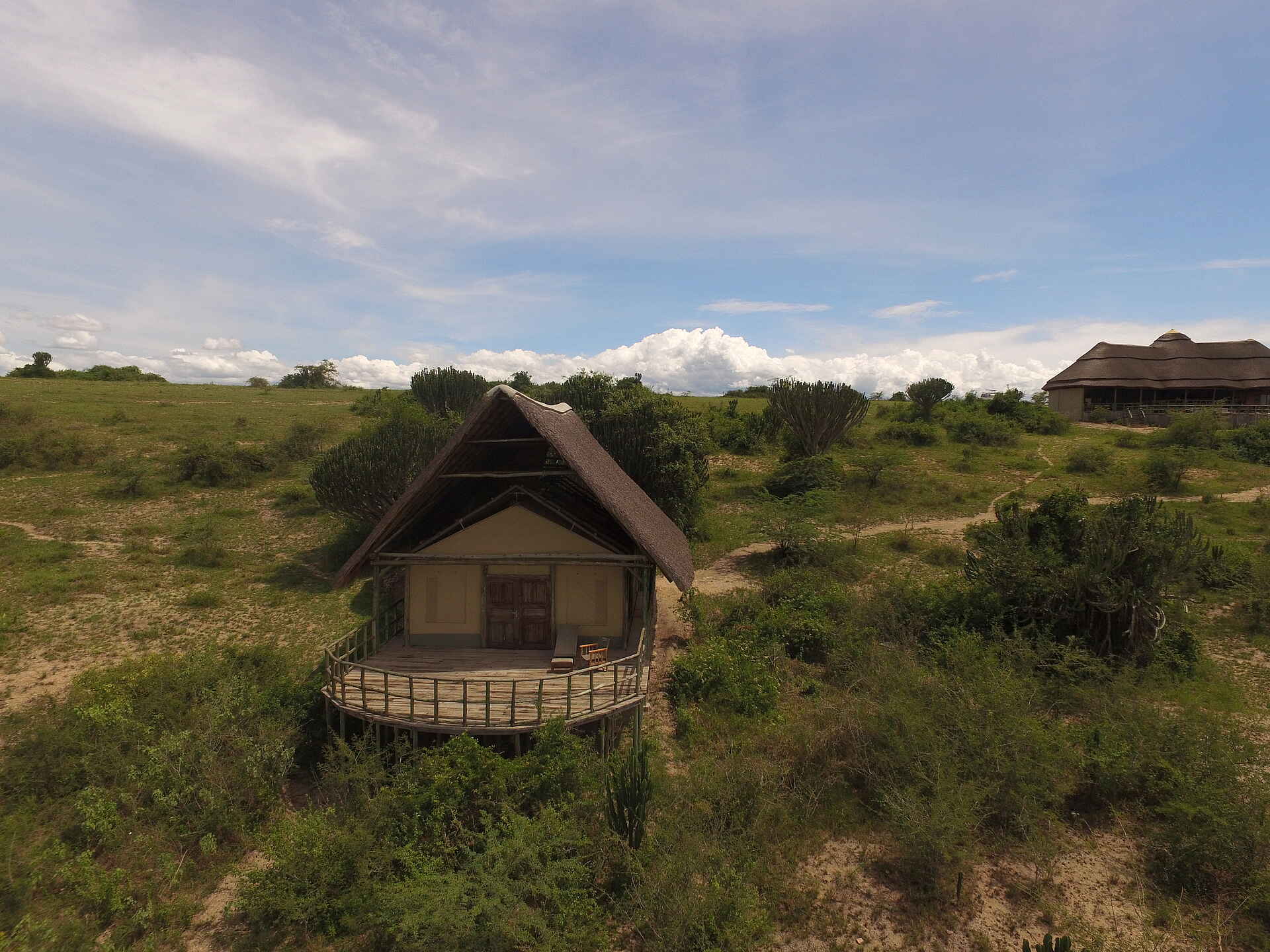 Kasenyi Safari Camp: Gästechalet am Hang