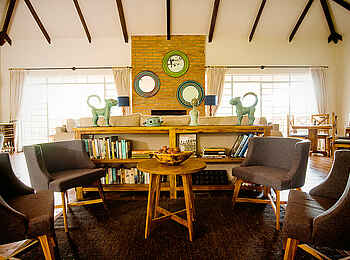 Katambuga House: Der Wohnbereich Katambuga House: Der Wohnbereich