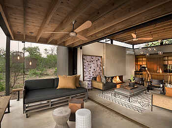 Lion Sands Ivory Lodge: Wohnbereich