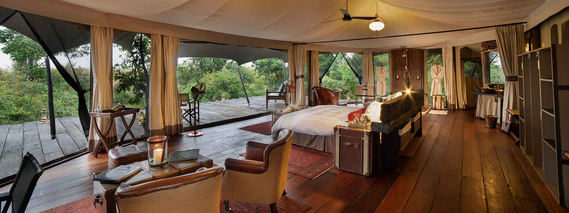 Mara Plains Jahazi Suite: Blick aus der Suite