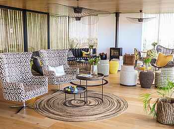 Morukuru Beach Lodge: Die Lounge Morukuru Beach Lodge: Die Lounge