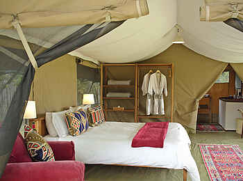 Ol Pejeta Bush Camp: Guest Tent Bett