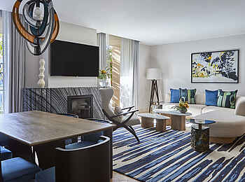 One and Only Cape Town Hotel: Island Family Suite Lounge One and Only Cape Town Hotel: Island Family Suite Lounge