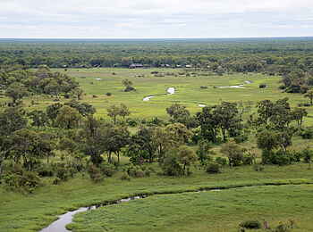 Sable Alley Camp: Das Camp und der Khwai River