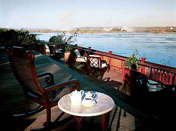 The Royal Livingstone: Sonnendeck im Morgenlicht The Royal Livingstone: Sonnendeck im Morgenlicht