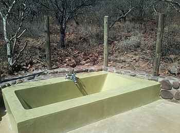 Waterberg Guest Farm: Außen-Badewanne Waterberg Guest Farm: Außen-Badewanne