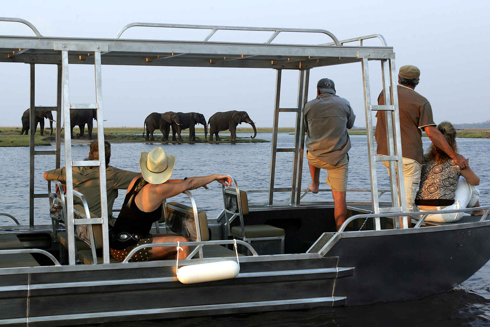 Zambezi Queen: Wildbeobachtung auf Motorbootfahrt Zambezi Queen: Wildbeobachtung auf Motorbootfahrt