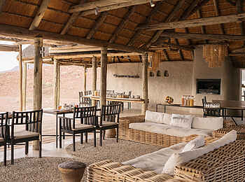 Damaraland Camp: Blick hinein