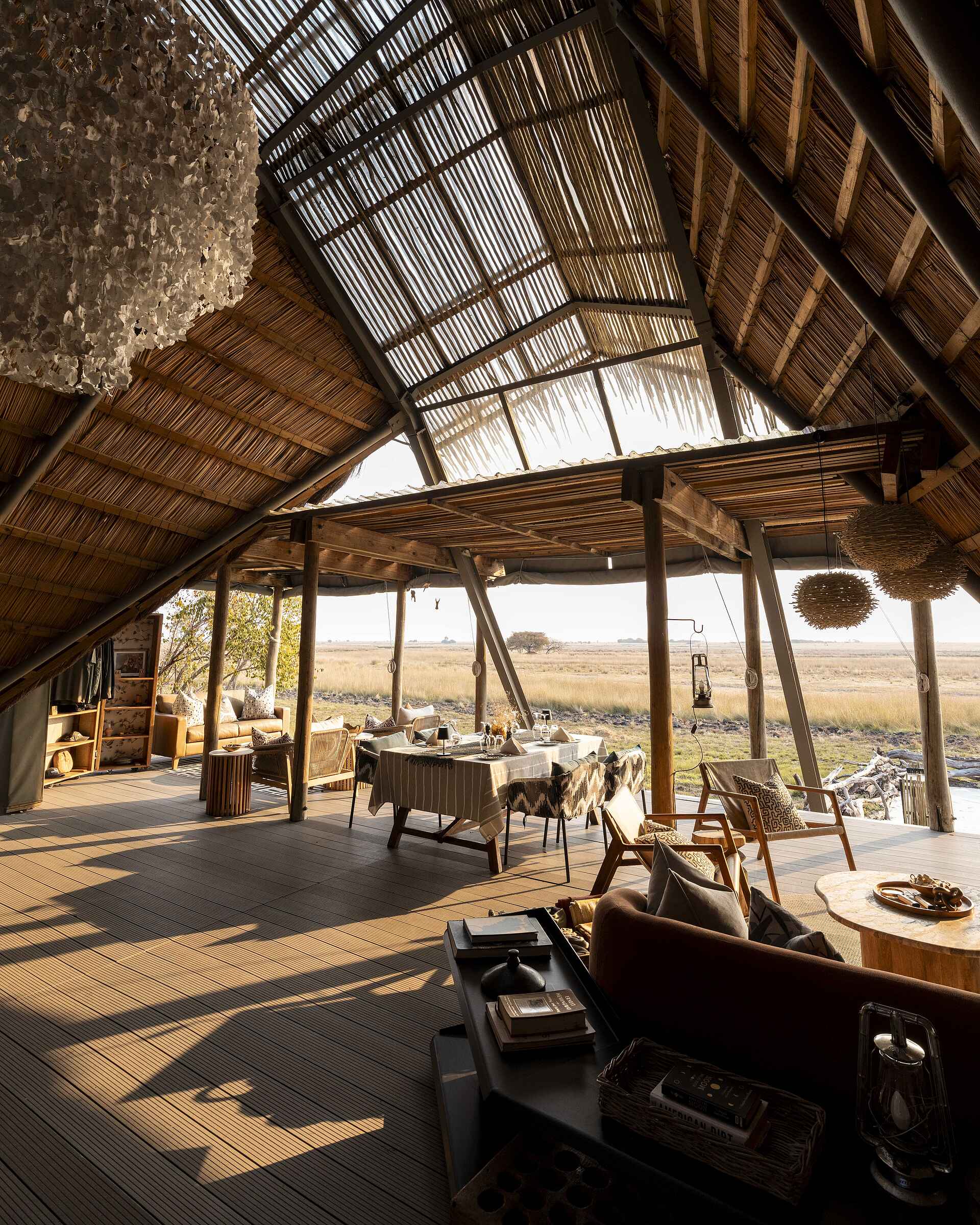 King Lewanika Lodge: Blick hinaus
