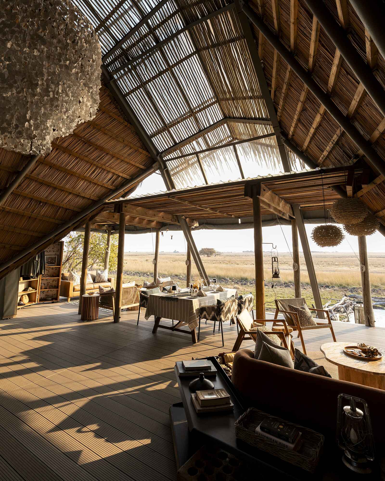 King Lewanika Lodge: Blick hinaus King Lewanika Lodge: Blick hinaus