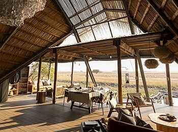 King Lewanika Lodge: Blick hinaus King Lewanika Lodge: Blick hinaus