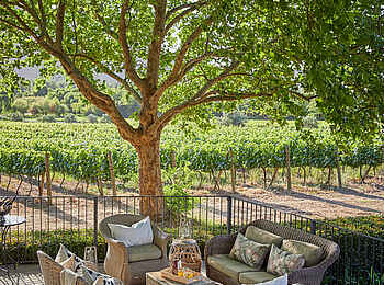 La Clé Lodge: Auf der Terrasse La Clé Lodge: Auf der Terrasse