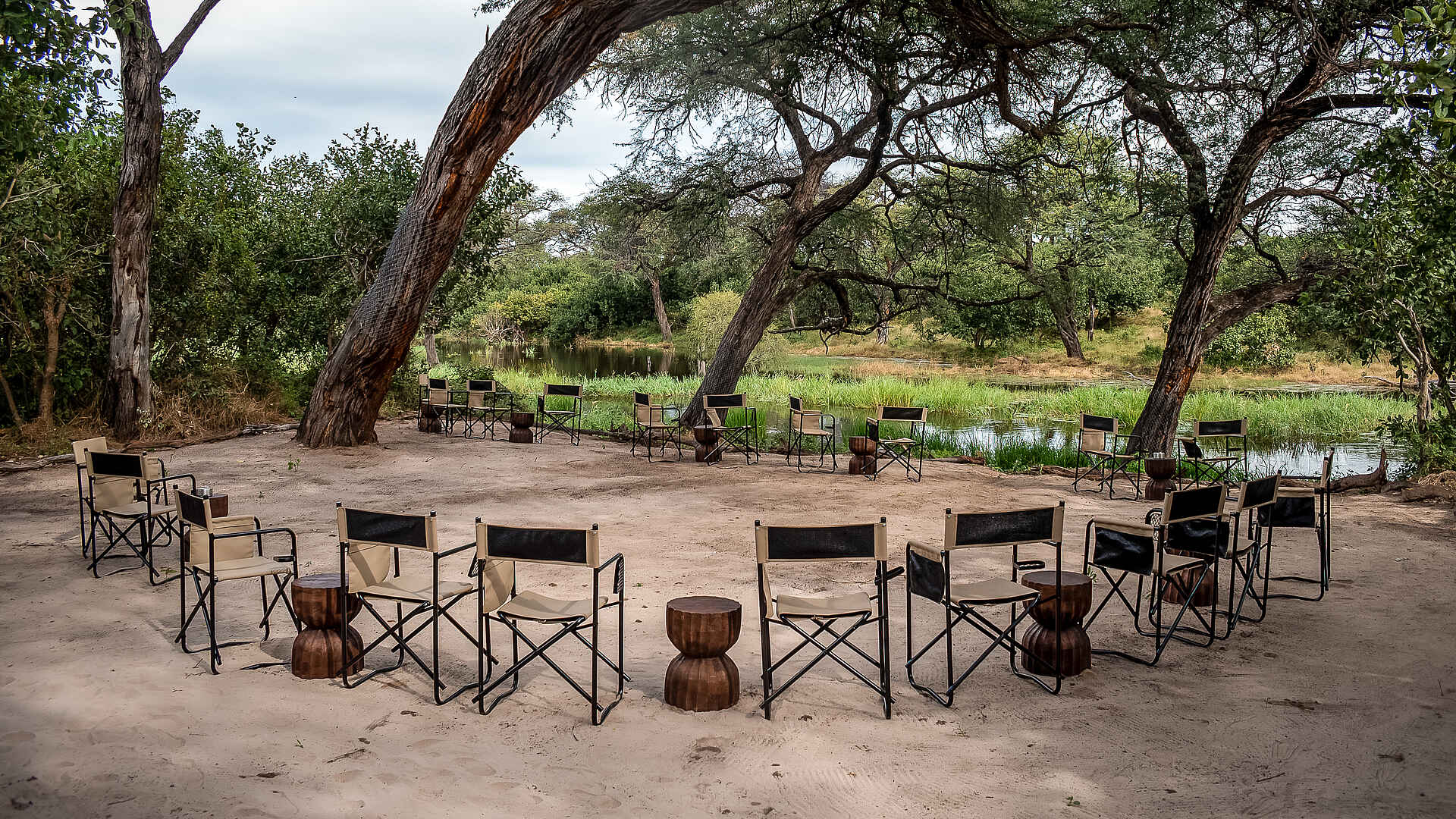 Mababe Tented Camp: Boma Mababe Tented Camp: Boma
