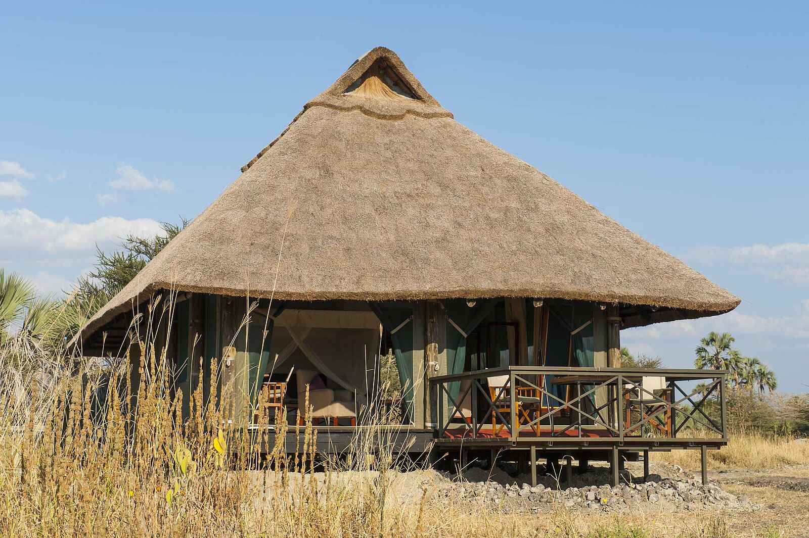 Maramboi Tented Camp: Gästezelt mit Deck Maramboi Tented Camp: Gästezelt mit Deck
