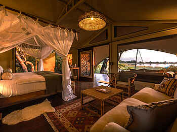 Maxa Camp: Standard Room Blick hinein