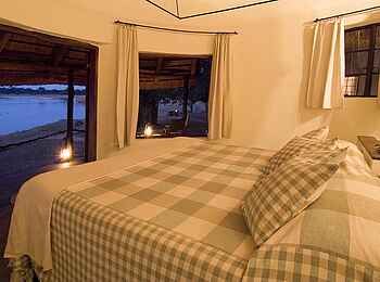 Nsefu Camp: Blick vom Bett