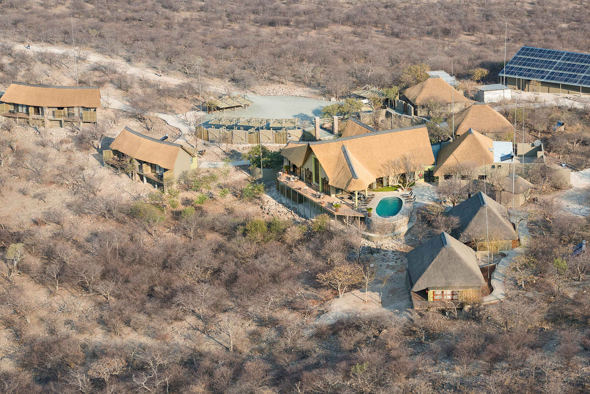Safarihoek Lodge: Blick auf die Anlage