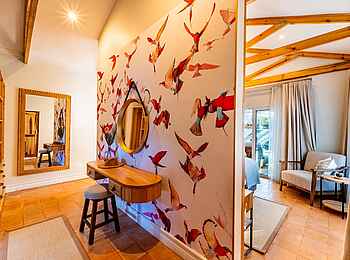 Shongwe Samanzi Lodge: Cabana Innenansicht